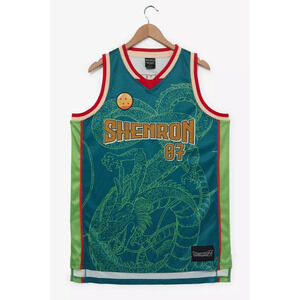 Dragon Ball Z Shenron Basketball Jersey DBZ 07 Patch Embroidered BoxLunch Medium